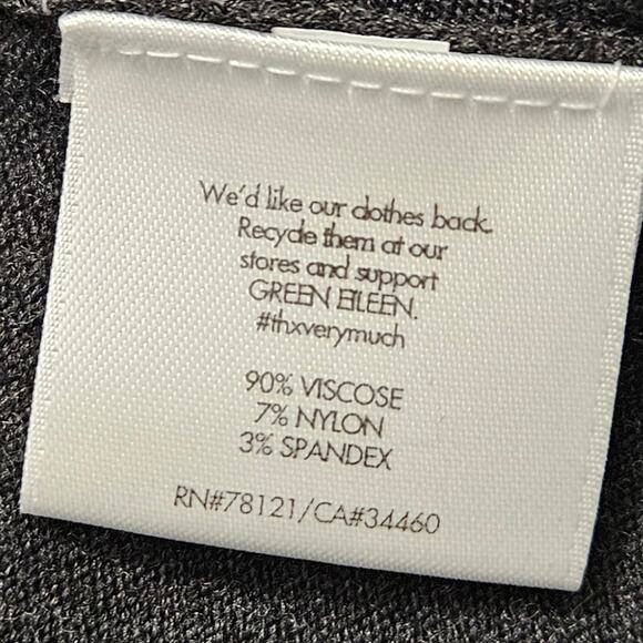 Eileen Fisher Cardigan Striped Sweater Button Front Normcore Momcore Minimal L - Picture 13 of 14